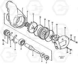 16365 Water pump A30C, Volvo Construction Equipment