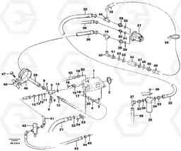 99370 Fan drive A30C, Volvo Construction Equipment