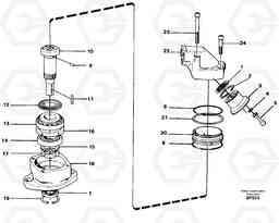 16366 Hydraulic motor A30C, Volvo Construction Equipment