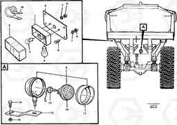 31546 Lighting, rear A30C, Volvo Construction Equipment