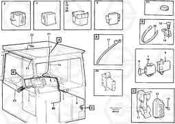 31811 Cable harnesses, cab A30C, Volvo Construction Equipment