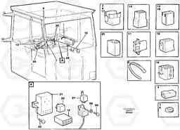 66884 Cable harnesses, cab A30C, Volvo Construction Equipment