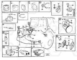 77747 Cable harnesses, front A30C, Volvo Construction Equipment