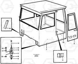 29489 Drivers cab A30C, Volvo Construction Equipment