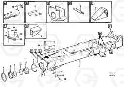 77954 Frame, rear A30C, Volvo Construction Equipment