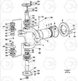 58897 Frame link A30C, Volvo Construction Equipment