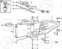 34884 Front axle suspension A30C, Volvo Construction Equipment