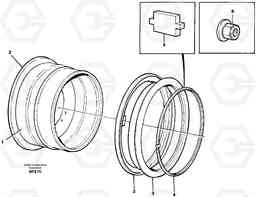 96981 Rim A30C, Volvo Construction Equipment