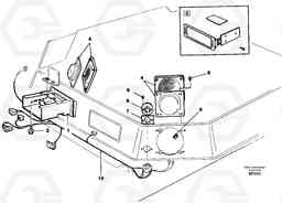 31671 Radio bracket A30C, Volvo Construction Equipment