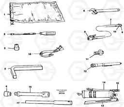 69809 Tool kit A30C, Volvo Construction Equipment