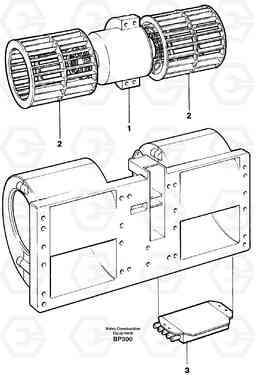 26609 Fan A30C, Volvo Construction Equipment