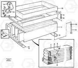 57785 Evaporator with fitting parts A30C, Volvo Construction Equipment