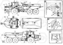 34213 Sign plates and decals A30C, Volvo Construction Equipment