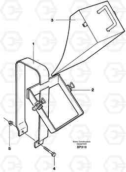 85118 Stop block for wheel A30C, Volvo Construction Equipment