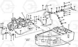 86648 Hydraulic system, motor unit A30C, Volvo Construction Equipment