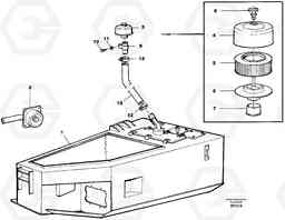 71589 Hydraulic oil tank, with fitting parts A30C, Volvo Construction Equipment