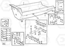 86608 Dumper basket with fitting parts A30C, Volvo Construction Equipment