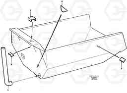 66300 Exhaust pipe A30C, Volvo Construction Equipment