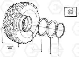 29488 Wheel A30C, Volvo Construction Equipment