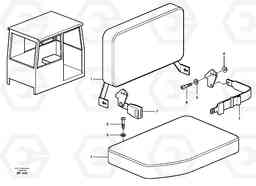 88147 Instructor's seat A30C, Volvo Construction Equipment