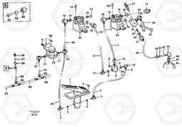 92034 Pneumatic air system, transmission A30C, Volvo Construction Equipment