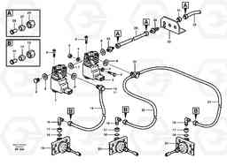 64296 Pneumatic system, diff lock, trailer A30C, Volvo Construction Equipment