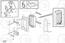 57786 Evaporator with fitting parts A30C, Volvo Construction Equipment
