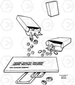 57852 Gasket kit for transmission A35C SER NO 4621-, SER NO USA 60001-, Volvo Construction Equipment