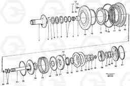 88936 Retarder and clutch A35C SER NO 4621-, SER NO USA 60001-, Volvo Construction Equipment