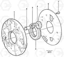 22048 Oil pump A35C SER NO 4621-, SER NO USA 60001-, Volvo Construction Equipment