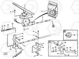 104343 Engine speed control, accelerator pedal A35C SER NO 4621-, SER NO USA 60001-, Volvo Construction Equipment