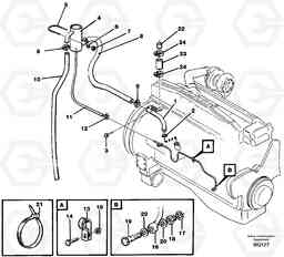 87162 Crankcase ventilation A35C SER NO 4621-, SER NO USA 60001-, Volvo Construction Equipment