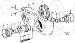 100991 Pump drive power take-off A35C SER NO 4621-, SER NO USA 60001-, Volvo Construction Equipment