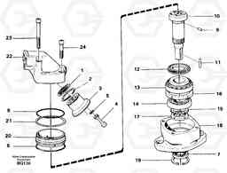 16297 Hydraulic motor A35C SER NO 4621-, SER NO USA 60001-, Volvo Construction Equipment