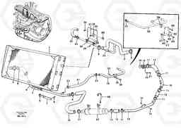 90309 Cooling system. Radiator and charge air cooler. A35C SER NO 4621-, SER NO USA 60001-, Volvo Construction Equipment