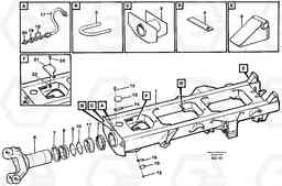 41259 Frame, rear A35C SER NO 4621-, SER NO USA 60001-, Volvo Construction Equipment