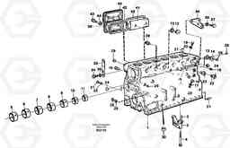 99783 Cylinder block A35C SER NO 4621-, SER NO USA 60001-, Volvo Construction Equipment