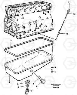 25656 Oil sump A35C SER NO 4621-, SER NO USA 60001-, Volvo Construction Equipment