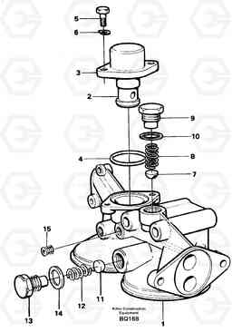 56019 Oil filter housing A35C SER NO 4621-, SER NO USA 60001-, Volvo Construction Equipment