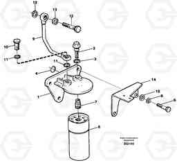 25660 Oil filter by pass A35C SER NO 4621-, SER NO USA 60001-, Volvo Construction Equipment