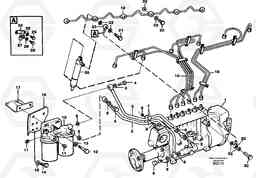 31687 Fuel pipes, fuel injec. pump-fuel filter,-leak-off line A35C SER NO 4621-, SER NO USA 60001-, Volvo Construction Equipment