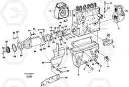 31691 Fuel injection pump with fitting parts A35C SER NO 4621-, SER NO USA 60001-, Volvo Construction Equipment