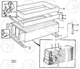 57787 Evaporator with fitting parts A35C SER NO 4621-, SER NO USA 60001-, Volvo Construction Equipment