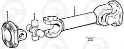 25668 Propeller shaft A35C SER NO 4621-, SER NO USA 60001-, Volvo Construction Equipment