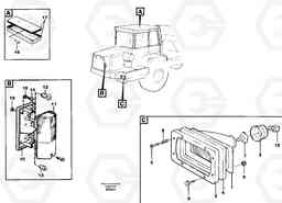 2443 Lighting, front A35C SER NO 4621-, SER NO USA 60001-, Volvo Construction Equipment