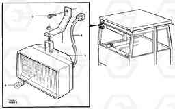 60972 Work lights A35C SER NO 4621-, SER NO USA 60001-, Volvo Construction Equipment