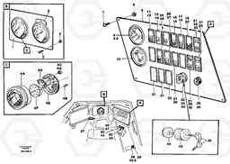 66890 Instrument panel A35C SER NO 4621-, SER NO USA 60001-, Volvo Construction Equipment