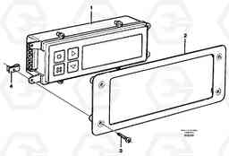 27255 Display panel A35C SER NO 4621-, SER NO USA 60001-, Volvo Construction Equipment