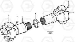 25669 Propeller shaft A35C SER NO 4621-, SER NO USA 60001-, Volvo Construction Equipment