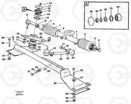 40086 Steering linkage A35C SER NO 4621-, SER NO USA 60001-, Volvo Construction Equipment